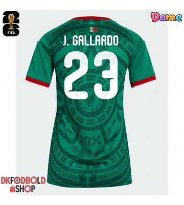 Mexico Jesus Gallardo #23 Hjemmebanetrøje Dame VM 2026 Kort ærmer